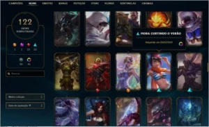 Conta lol 122 skins, Diamante 4 Soloq - League of Legends