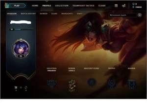 Conta Lol lvl 25 unranked capsulas intactas - League of Legends