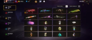 Conta De Ff Gemada Lvl 72 Com Punho, Itens Raros, Etc - Free Fire