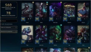 CONTA PLATINA, 3 QUASE TODOS OS CHAMPS 92 SKINS - League of Legends LOL