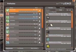 Cra 161 / Eliotrope 158 / Osamodas 120 com Profissões 200+ - Dofus