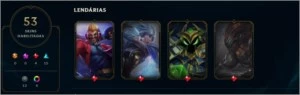 Conta Platina III com mais de 115 campeões e 53 skins - League of Legends LOL