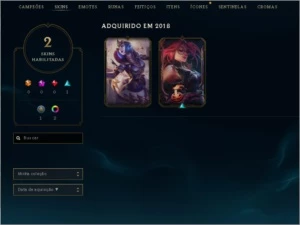 CONTA PLATINA 4 - 35 CAMPEÕES - 2 SKINS - 40 FRAG DE SKINS - League of Legends LOL