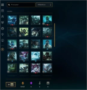 CONTA PLATINA 4 - 35 CAMPEÕES - 2 SKINS - 40 FRAG DE SKINS - League of Legends LOL
