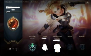CONTA PLATINA 4 - 35 CAMPEÕES - 2 SKINS - 40 FRAG DE SKINS - League of Legends LOL