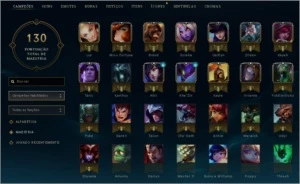 CONTA PLATINA 4 - 35 CAMPEÕES - 2 SKINS - 40 FRAG DE SKINS - League of Legends LOL