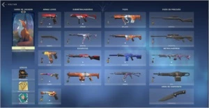 conta valorant do beta, bronze 3, 18 skins