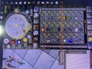 Pure maxed , quiver , infernal - Runescape RS