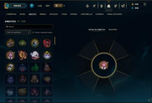 Ouro 4 com 45 Champs e 6 Skins - League of Legends LOL