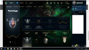 CONTA LV 35 PRATA 1 GANHANDO MMR OURO1+ - League of Legends LOL