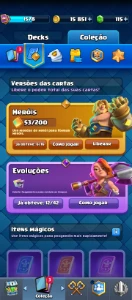 Conta 12k troféus, com troca de Nick - Clash Royale