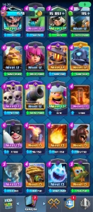 Conta 12k troféus, com troca de Nick - Clash Royale