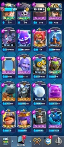 Conta 12k troféus, com troca de Nick - Clash Royale