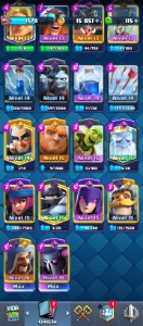 Conta 12k troféus, com troca de Nick - Clash Royale
