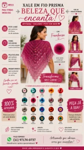 Paixão Creative Xales - Artesanato e Personalizados