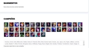 Conta ouro 3 com 11 Skins e 38 Champs - League of Legends LOL