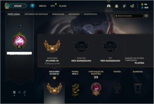 Conta ouro 3 com 11 Skins e 38 Champs - League of Legends LOL