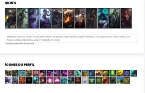 Conta ouro 3 com 11 Skins e 38 Champs - League of Legends LOL