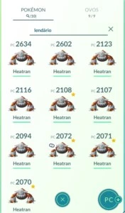 Pokémon Go - Conta Lv30, 10 Lendarios, 22 Pokemons 100%