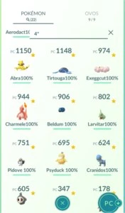 Pokémon Go - Conta Lv30, 10 Lendarios, 22 Pokemons 100%