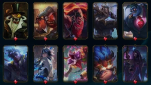 Conta de League of Legends, 2016, 297 skins LOL