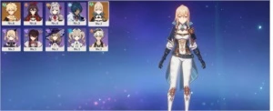 V> Conta com Jean (Genshin Impact) + 5 person 4*