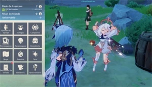 Conta genshin impact AR-07 Eula Kazuha