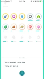 Conta Pokémon GO lvl 21 (CONTA DE 2016)