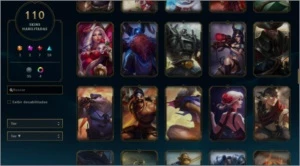 League of Legends + Ladra de alms + 110 skins +Full Campeões LOL