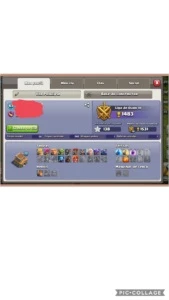 Cv 8 COC com 3200 gemas mais 1 C ROYALE arena 11 - Clash of Clans