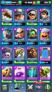 Cv 8 COC com 3200 gemas mais 1 C ROYALE arena 11 - Clash of Clans