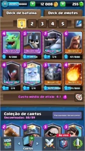 Cv 8 COC com 3200 gemas mais 1 C ROYALE arena 11 - Clash of Clans