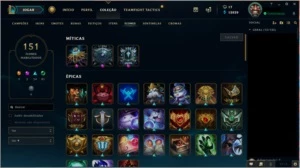 Conta LOL 119 Skins RammusRei RivenCampeonato2012 KayleJuíza - League of Legends