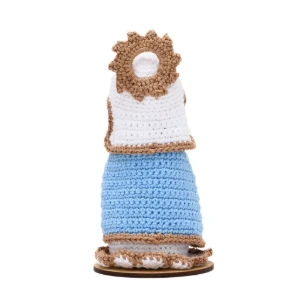 Nossa Senhora das Graças em amigurumi - Artesanato e Personalizados