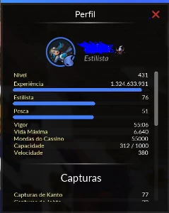 Conta PXG Seavell 400+(Prisma) - PokeXGames