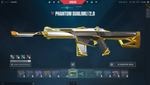 Conta valorant com Vandal RGX e Phantom Sublime