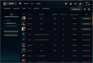 Conta ouro 4 sem email verificado com 1 skin e 22 champs - League of Legends LOL