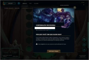 Conta ouro 4 sem email verificado com 1 skin e 22 champs - League of Legends LOL