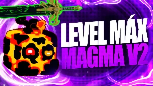 BLOX FRUITS > 🌋MAGMA DESPERTADA + 👊GODHUMAN + LVL MAX - Roblox