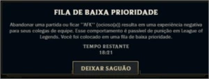 TIRO FILA DE BAIXA PRIORIDADE - LEAGUE OF LEGENDS LOL