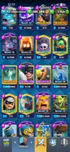 Conta Antiga Clsh Royale 9 Anos, Muitas Evoluções - Clash Royale