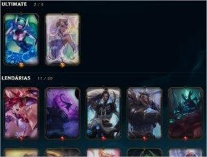 Barata colecionador Skin Janna Juiza, 7 skin vitoriosas, etc - League of Legends LOL