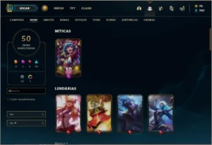 Conta Prata 2 - League of Legends LOL