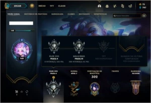 Conta Prata 2 - League of Legends LOL