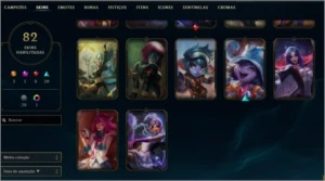 CONTA LEAGUE OF LEGENDS PLATINA 4 LOL
