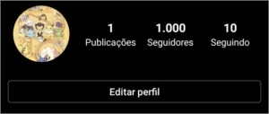 conta Instagram 1k de seguidores PROMOÇÃO - Redes Sociais