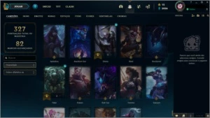 Platina III, 184 SKINS, 138 CHAMPS, LEVEL 207 - League of Legends LOL