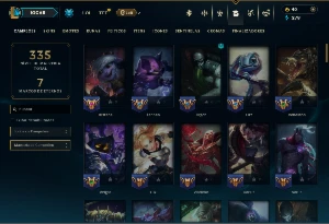 Unranked com 100 Champs e 61 Skins ( TOP / ADC / MID ) - League of Legends LOL