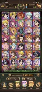 The seven deadly sins conta TOP - Outros