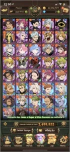 The seven deadly sins conta TOP - Outros